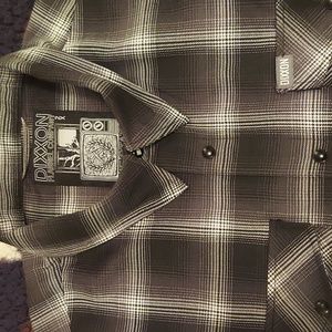 Dixxon flannel "The Static" XXL Black, White & Grey